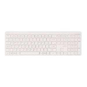 지클릭커 사일런스L WK110B 풀윤활 블루투스무소음 무선 풀배열 키보드 크림 화이트, 무소음 보글보글