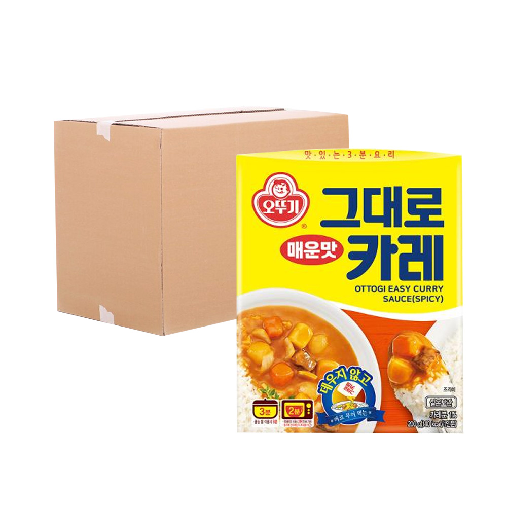 3분 그대로카레 매운맛 레토르트카레