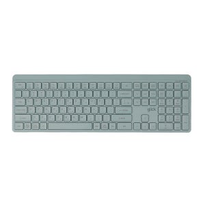 지클릭커 사일런스L WK110B 풀윤활 블루투스무소음 무선 풀배열 키보드 올리브그린, 무소음 보글보글