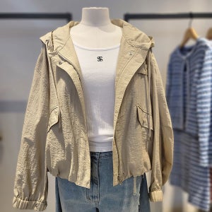 [시슬리]자수 집업 후드 점퍼(SAJPC1611)