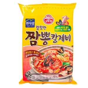 오뚜기 칼칼한 짬뽕칼제비(2인)_냉장 비빔국수 엄마손맛 433g