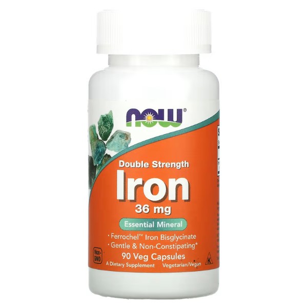 나우푸드 NOW 철분 Iron 36mg 90정 고약사 약들약