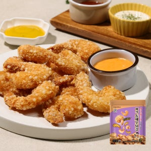 가시제거연구소 바삭 통 새우튀김 300g 빵가루 냉동 튀겨나온 왕새우튀김