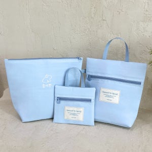 [3종] 어린이집 준비물 방수파우치 세트 이름자수 여벌옷 수건 양치컵 파우치