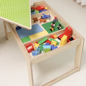 버들 버드베베 블럭 에듀오 원목 좌식 입식 테이블 레고 듀플로 호환