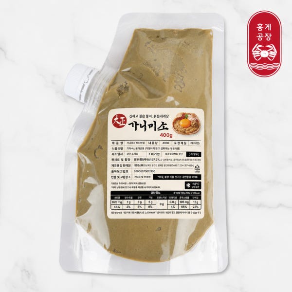 국내산 가니미소 400g 붉은대게딱지장 홍게장 프리미엄 대게장 카니미소