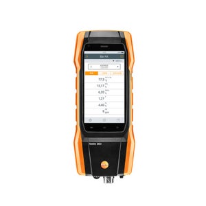 TESTO 테스토 300 스마트 연소가스 분석기 보일러 점검 터치 환경 대기 오염 관리