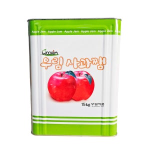 우림 사과쨈 15kg 대용량 제과제빵 업소용 베이커리 필링 토스트 스프레드