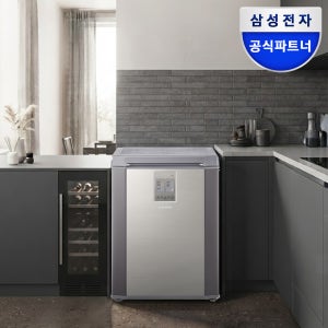 삼성 뚜껑형 김치냉장고 1도어 126L RP13C1022Z1 세린 실버