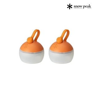 스노우피크 타네 호즈키 충전식 LED 랜턴 감성 조명 오렌지 ES-141-OR 2개
