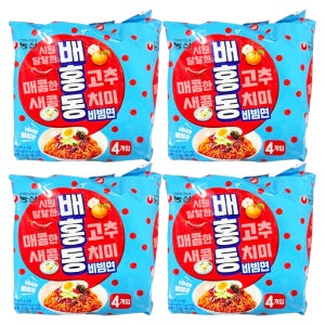 농심 배홍동 비빔면 멀티팩 564g X 4개 (총16봉)