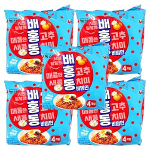 농심 배홍동 비빔면 멀티팩 564g X 5개 (총20봉)