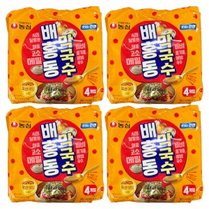 농심 배홍동 막국수 멀티팩 456g X 4개 (총16봉)