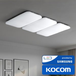 코콤 LED 루미온 거실 6등 180w 6500k 주광색 삼성정품칩_국내생산