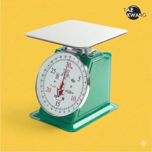 태광 눈금 지시저울 ST-A10 아날로그 기계식 앉은뱅이 택배 업소용 수동저울