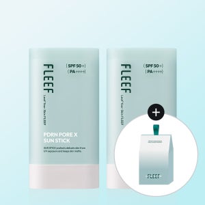 [플리프] PDRN 포어엑스 선스틱 18.6g, 2개 (+쇼핑백 증정)