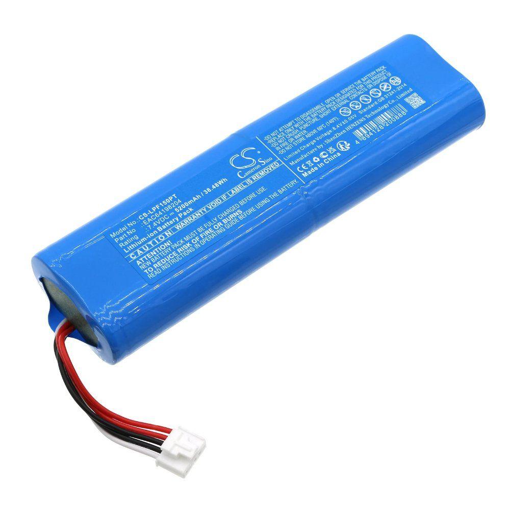 PF50KA EAC용 교체용 배터리 64198204 5200mAh / 38.48Wh 프로젝터