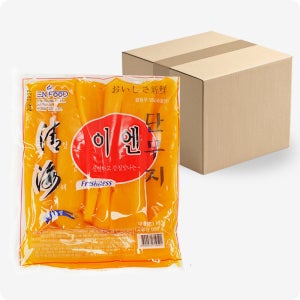 [다인] 이엔 압축 단무지 (실중량 950g) 홀 통단무지 1kg, 16개