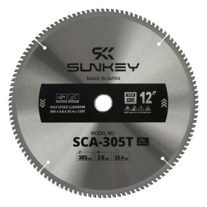 썬키 팁소 원형톱날 알루미늄용 305x3.0x25.4mm 120T SCA-305T
