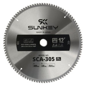 썬키 팁소 원형톱날 알루미늄용 305x3.0x25.4mm 100T SCA-305