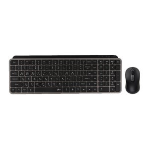 지클릭커 WMK225 무소음 키보드 마우스 세트 무음 블루투스 무선 블랙, 팬터그래프(Pantograph)