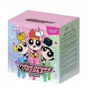 파워퍼프걸 키캡 키보드 랜덤 피규어 키링 키보드 키캡 SoapStudio