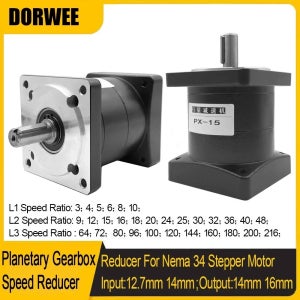 기어 박스 감속기 Nema 90mm 34 3 5 비율 36 8 10 스텝퍼 16 216