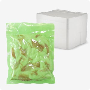 [다인] 한성 크래미 (F2) 냉동 꽃맛살 게맛살 샐러드 업소용 1kg, 15개