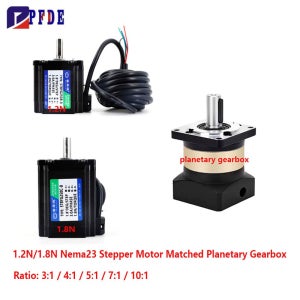 Nema 23 스테퍼 모터 8N 기어박스 1 4리드 비율 m 2/1 키트 고정밀 1 2N m Ratio 10 to 1