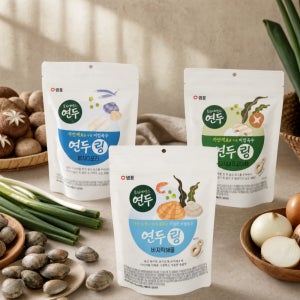 샘표 연두링 코인육수 80g 20알 멸치 디포리, 다시마 표고야채, 바지락 해물 한알육수