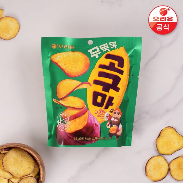 [오리온] 무뚝뚝고구마칩 56g 14개