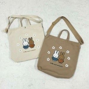 미피 2WAY 범포 토트숄더백