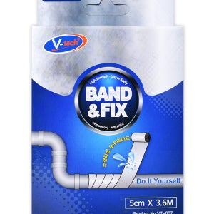 V-Tech 브이텍 부러진 파이프 배관호스 누수 즉시 수리 밴드앤픽스5cm x 3.6m