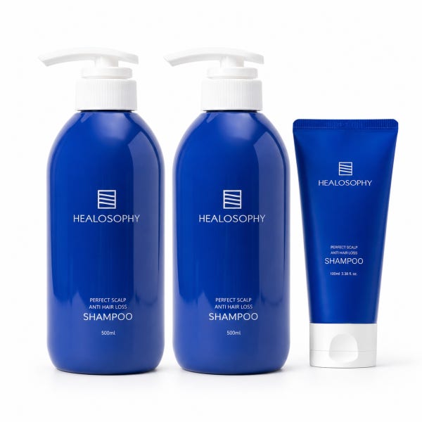 힐로소피 탈모 샴푸 특별기획세트 500mlx2개 + 휴대용 100ml