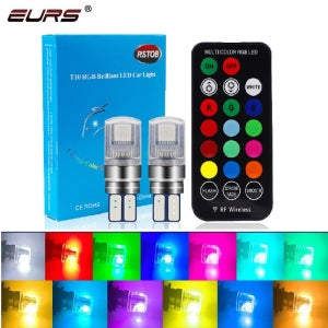 T10 RGB LED 194 168 W5W 5050 SMD 신호등 오토무비 인테리어 RGB 1Set