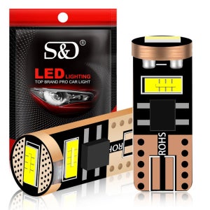 2000LM CSP T10 W5W LED 전구 194 168 자동차 Ca us 인테리어지