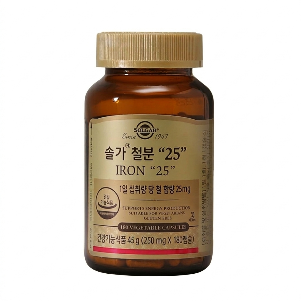 솔가 철분 25 180캡슐, 1개