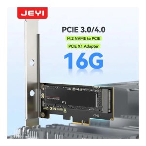 JEYI M2X16 PCIe 3.0 X16 M.2 NVMe SSD RAID 확장 카드