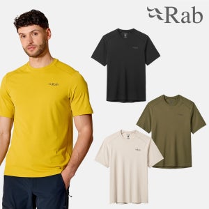 Rab 랩 포스 티 2026 반팔티 등산티셔츠 아웃도어 기능성 티셔츠 QCC-24