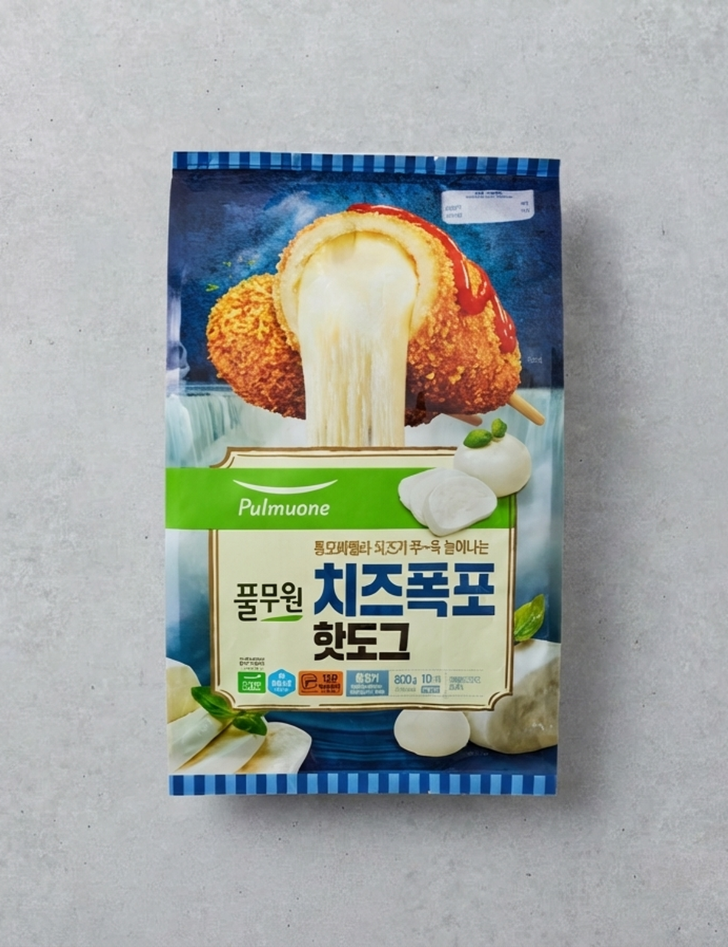 모짜렐라 치즈폭포핫도그
