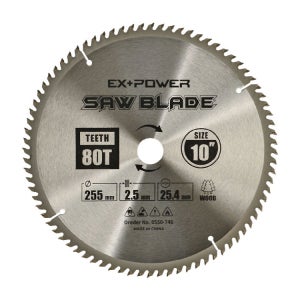 이엑스파워 팁소 원형톱날 목재용 255mm EXC-10080