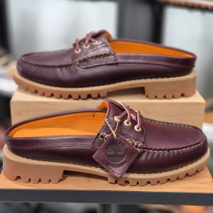 팀버랜드 VIBRAM 보트슈즈 뮬 2종 버건디 블랙 A6ETD