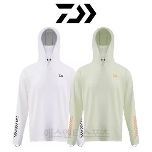 다이와 DAIWA 낚시복 후드 긴팔 티셔츠 DE-5526CS 마스크 자외선차단 여름 낚시