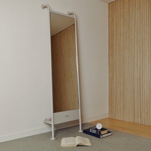 [리미티드 컬러] 레어로우 폴스 미러 전신 거울 와이드 스탠드 2컬러