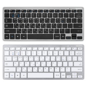 아이패드키보드 저소음 휴대용 무선 블루투스 미니 키보드 태블릿 멀티페어링