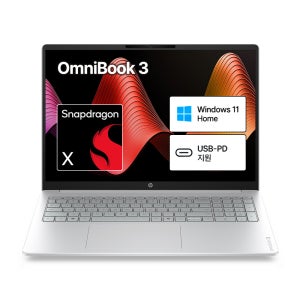 HP 옴니북3 16-bz0004QU 스냅드래곤 X 16GB 512GB Win11 노트북