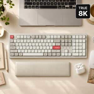 키크론 K10 Ultra 무선 8K 고성능 기계식 키보드 애플 레트로, 바나나축
