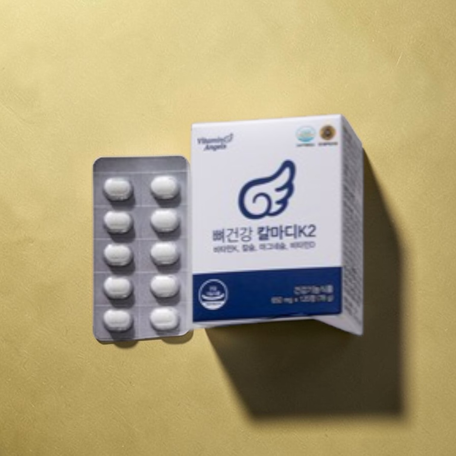 <b>비타민엔젤스</b> 뼈건강플러스 칼마디+<b>K</b> (2개월분) 1개 120정