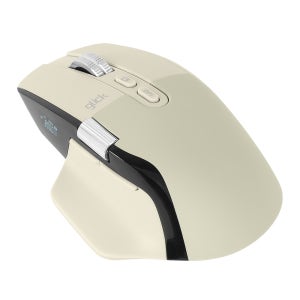 지클릭커 휠마스터 매크로 OP175 LCD 하프버티컬 무한 가로휠 무선 블루투스 무소음 마우스 레트로