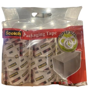 3M 쓰리엠 투명 포장 리필 택배 박스테이프 12개